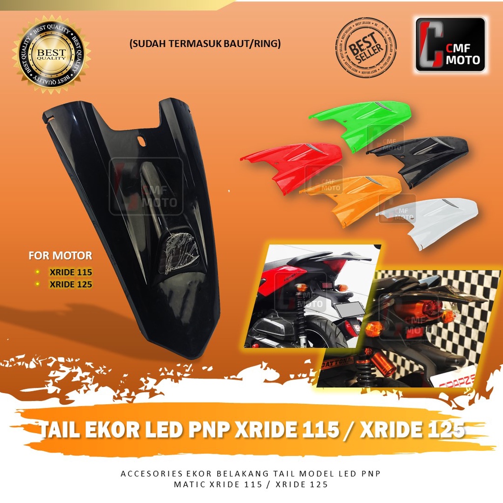 Ekor trail led spesial pnp X ride 115 OLD dan 125 new