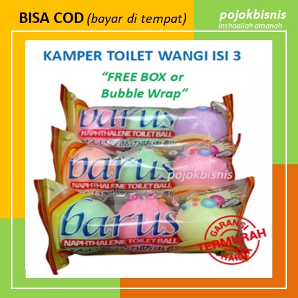 KAMPER LEMARI DAN TOILET / KAMPER BULAT / PENGHARUM KAMAR MANDI / PENGHARUM WC / TOILET ISI 3PCS