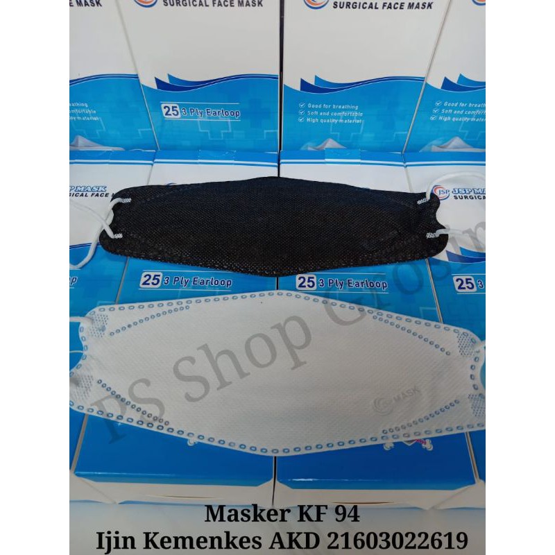 MASKER KF94 JSP ISI 25 PCS IZIN KEMENKES / MASKER MEDIS KF94 EVO