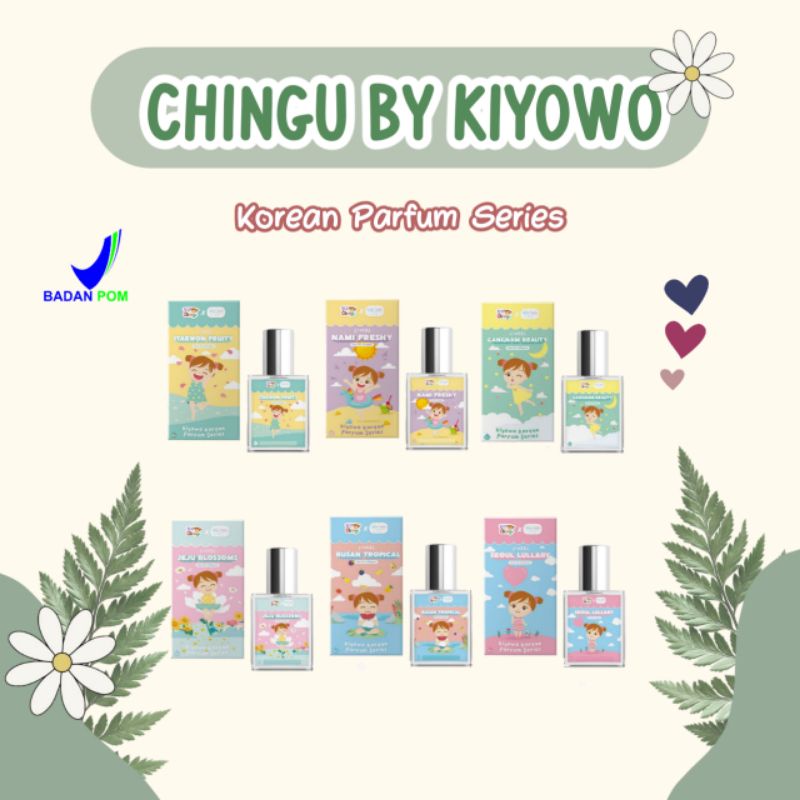 [BPOM] Korean Parfum Series Kiyowo 30ml / Parfum Chingu by kiyowo