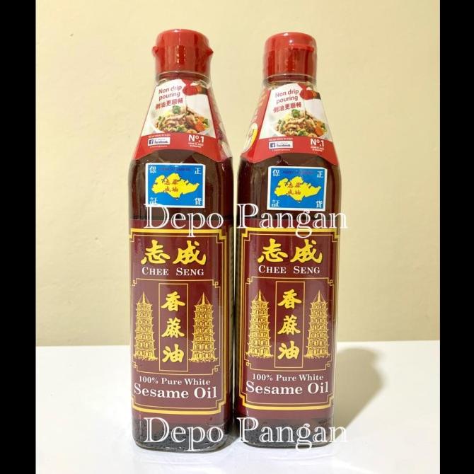 

CHEE SENG WHITE SESAME OIL / MINYAK WIJEN 375ML (PREMIUM)