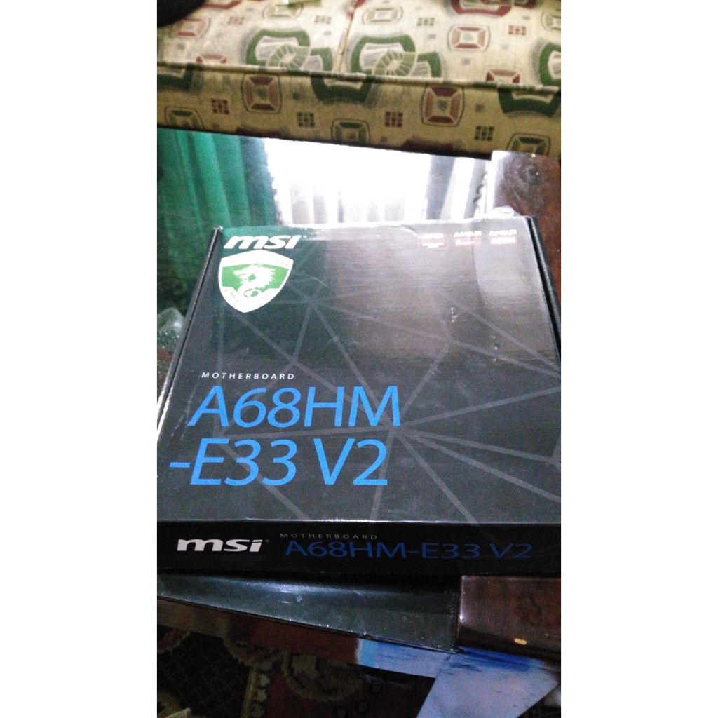 Motherboard FM2+ MSI A68HM-E33 V2 Fullset Garansi Panjang