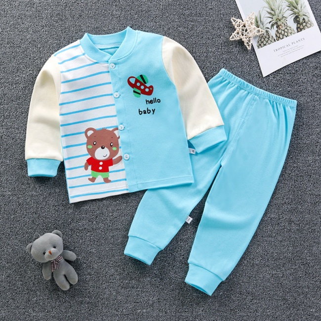 Baju Tidur Anak Setelan Piyama Bayi Set Lengan Panjang Import Best Seller