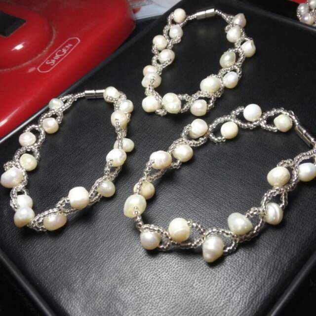 Termurah Gelang Mutiara Asli Lombok