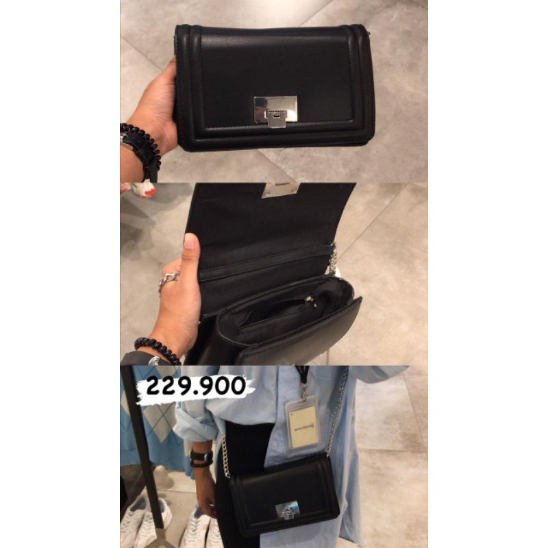 JASTIP CROCO SLING BAG/SHOULDER BAG STRADIVARIUS