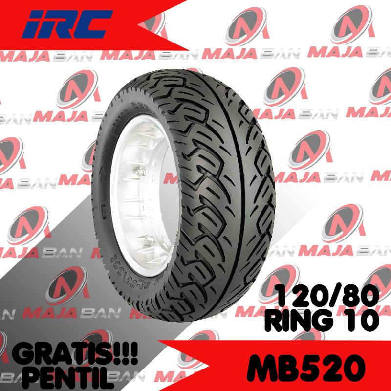Ban Motor VESPA MATIC // IRC MB520 120/80 Ring 10 Tubeless