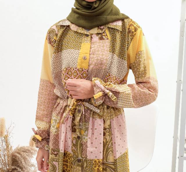 Sakila Dress, DRESS MUSLIM, baju wanita, baju gamis, dress, gamis, Baju gamis, fashion wanita,