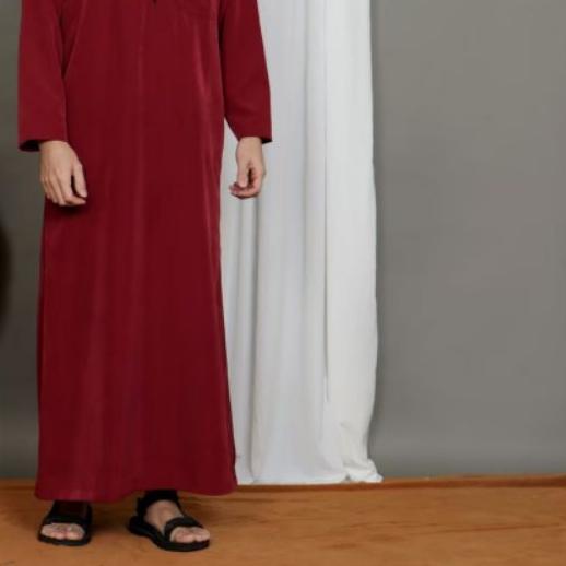 ✯ La-Tahzan Jubah Saudi Pria/Gamis Pakistan /Jubah Muslim Pria Dewasa ELVANO ➾
