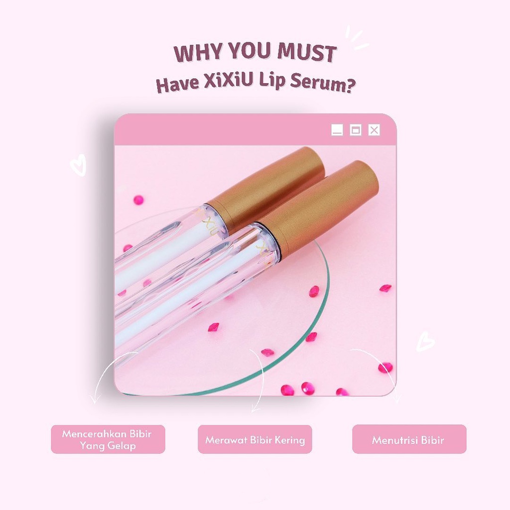 ❤ BELIA ❤ XI XIU Lip Glow Serum | Xixiu Serum Bibir | Lip Mask | Lip Moist | BABY BUNNY