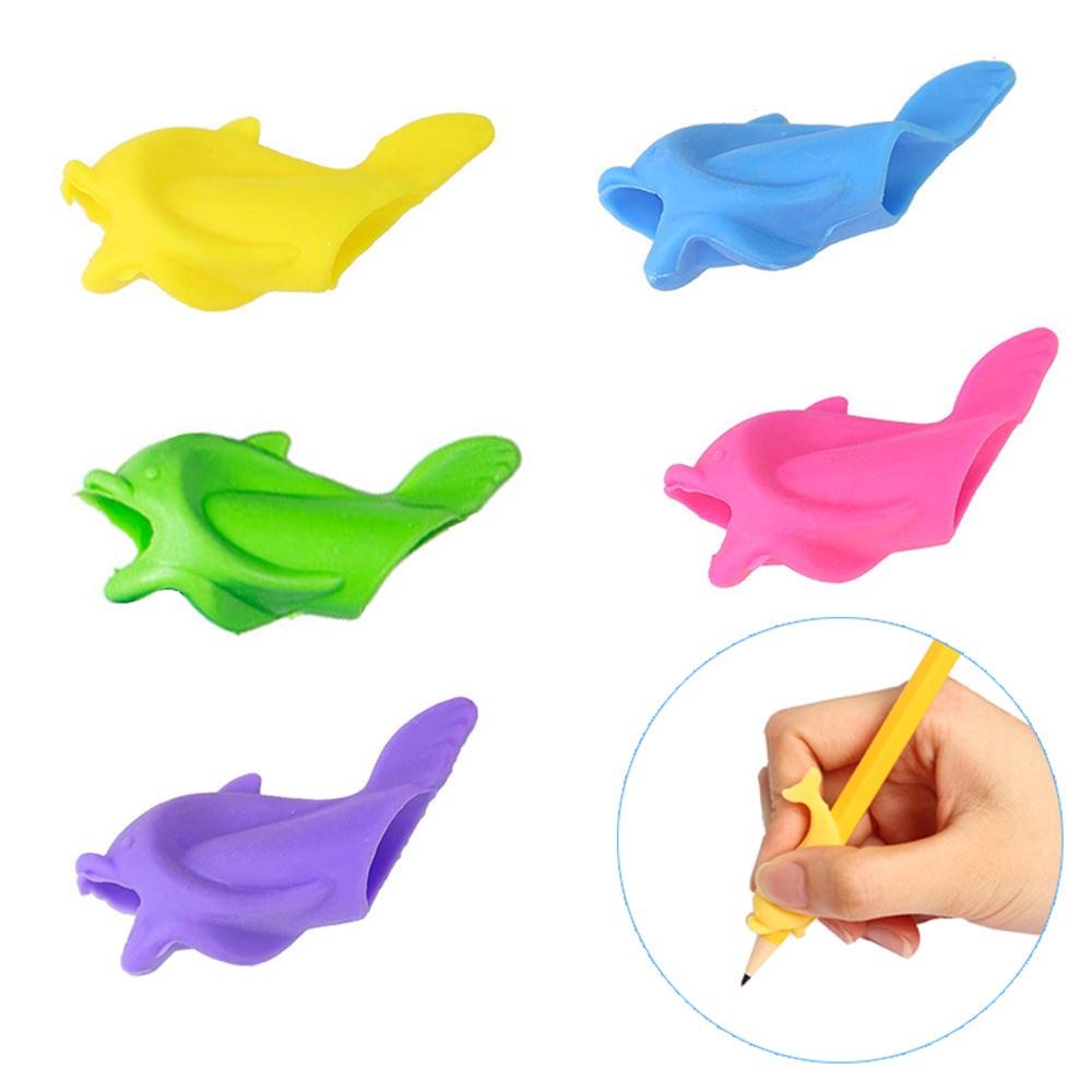 Nickolas1 Kids Pen Holder 10pcs/lot Anak Posture Tool Alat Tulis Alat Bantu Menulis Grip Bayi Belajar Koreksi Pen Holder