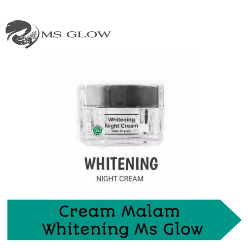 Cream Malam Whitening Ms Glow