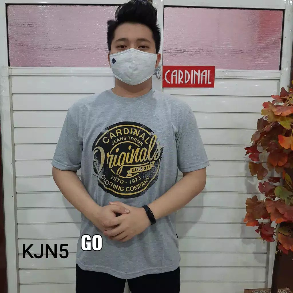 BB KJN CARDINAL JEANS KAOS T-Shirt Cowok Baju Cowok Kaos Cardinal Keren!!!