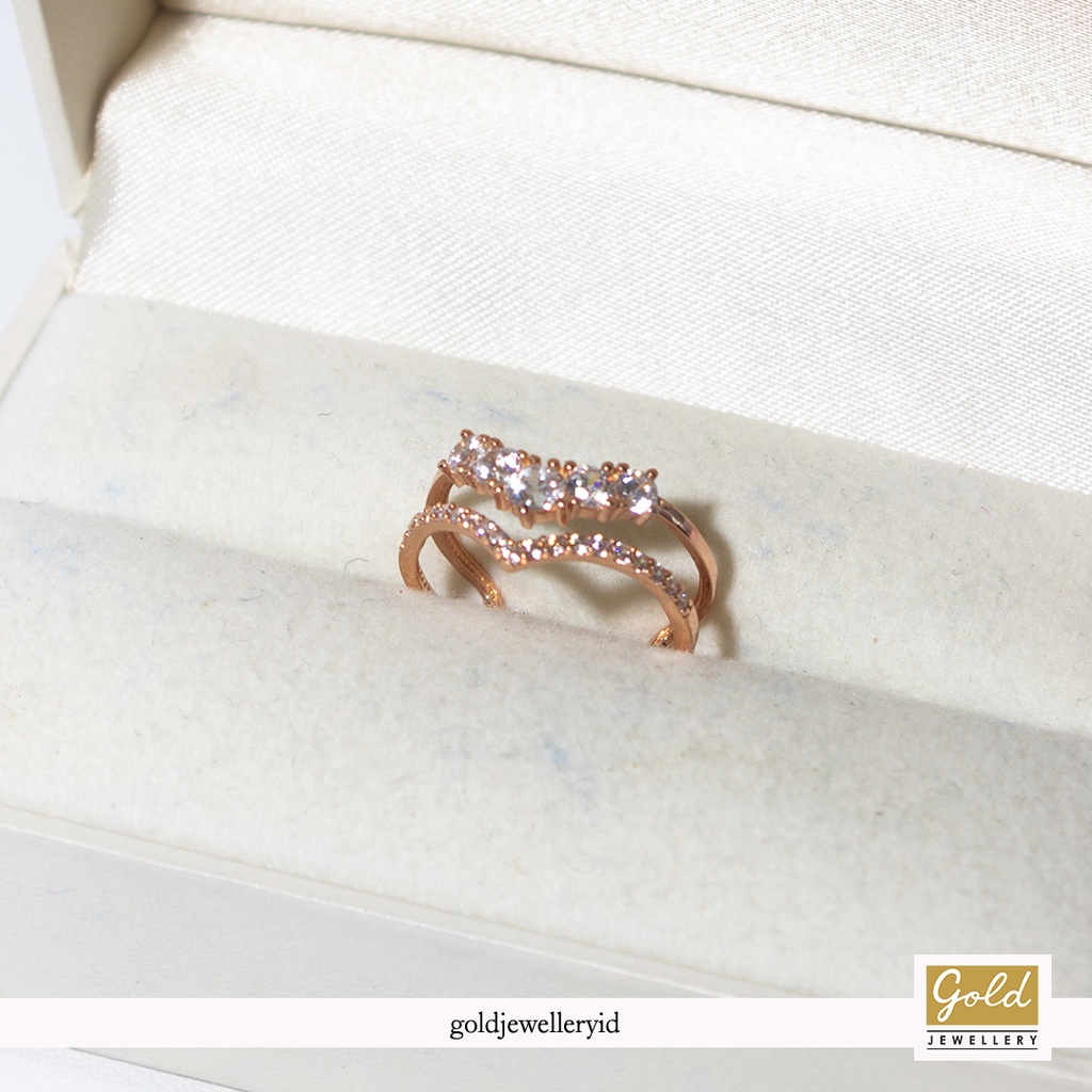 Cincin emas rose 750 17k - PC14072200