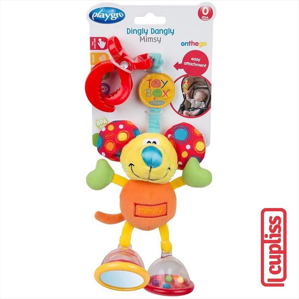 Playgro 103536 Mimsy Mouse Dingly Dangly Mainan Bayi