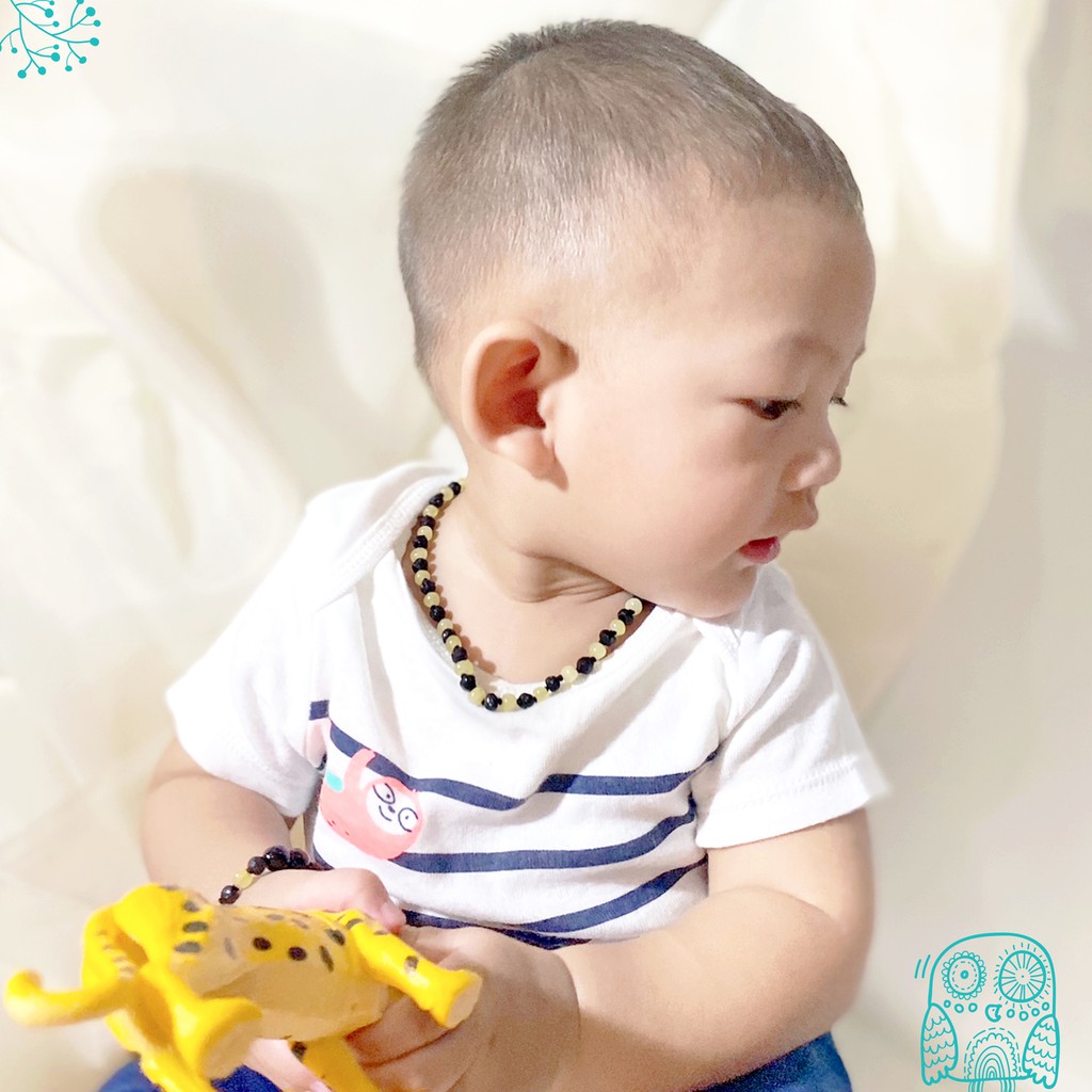 CE168 Kalung Amber Tumbuh Gigi Bayi By Carlis Baby