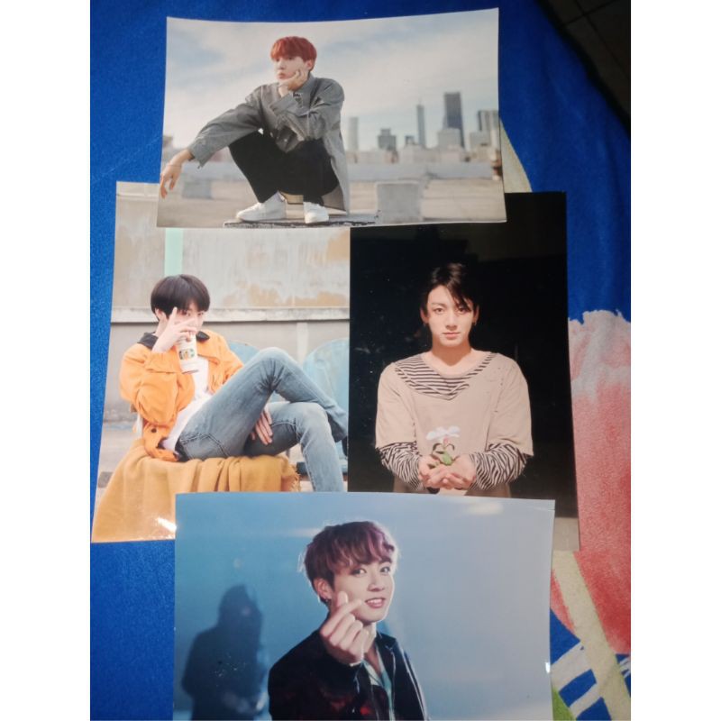 [BACA DESK] postcard BTS Jungkook oneul official dan dicon jhope