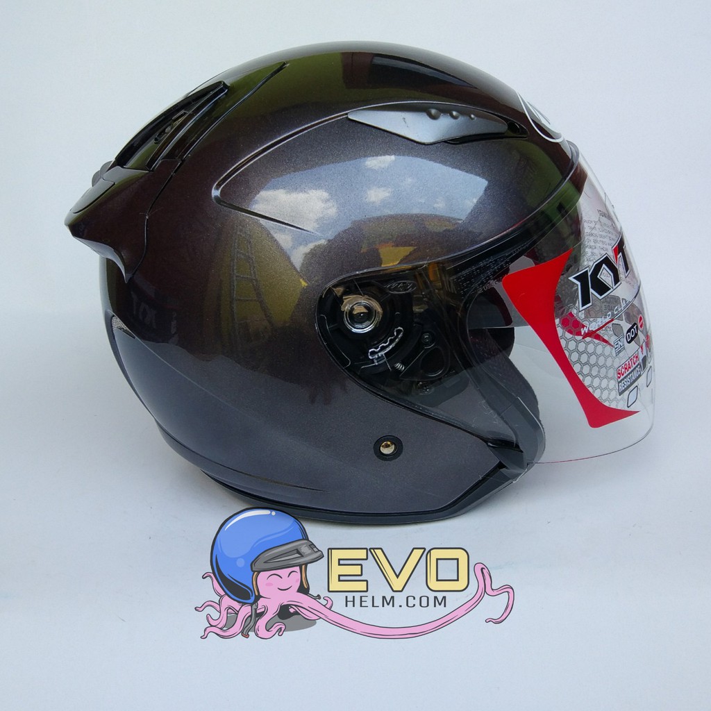 KYT GALAXY_SOLID GUNMETAL (DOUBEL VISOR)