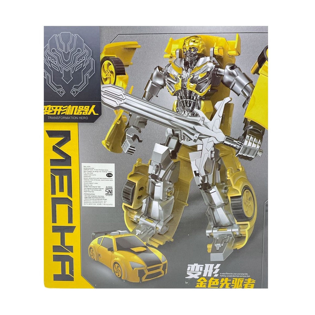 Mainan Action Figure Transformers The Reformers Optimus Prime Bumblebee