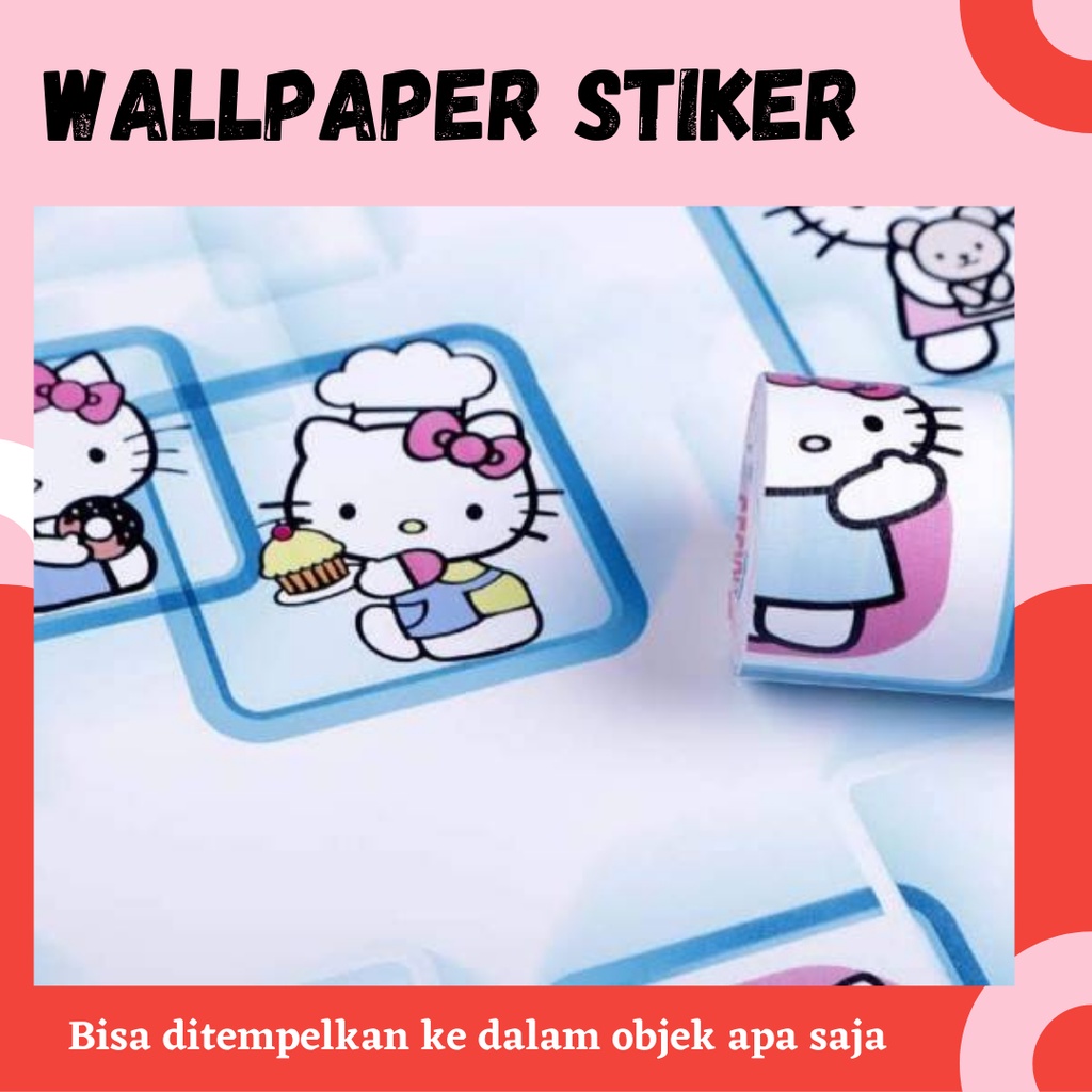 PROMO[3PCS 2KG]!!! WALLPAPER DINDING ROLL / STICKER RUANGAN 45cmx10meter