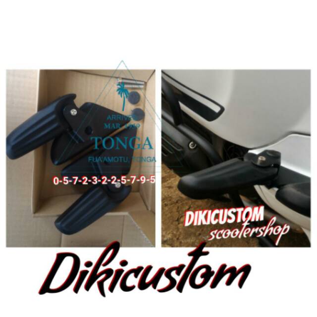 Footstep vespa primavera.sprint.lx s.lxv / aksesoris vespa.