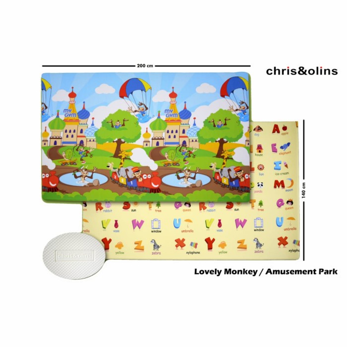 CHRIS&amp;OLIN Playmat PVC Roll Nach Alas Karpet Matras Bayi