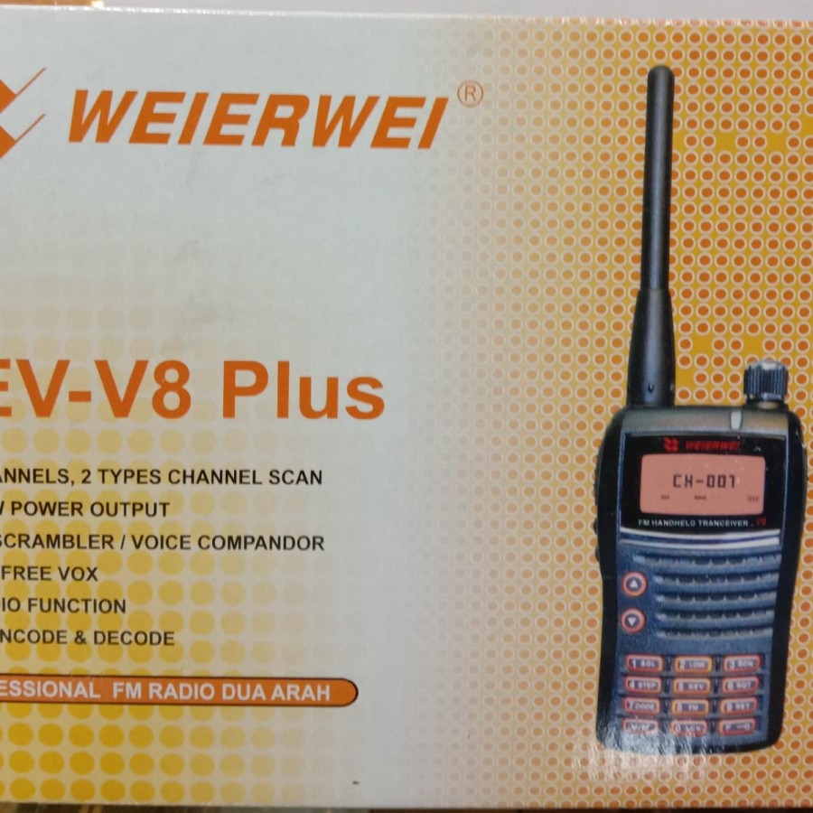 HT HANDY TALKIE WEIERWEI VEV-V8 PLUS
