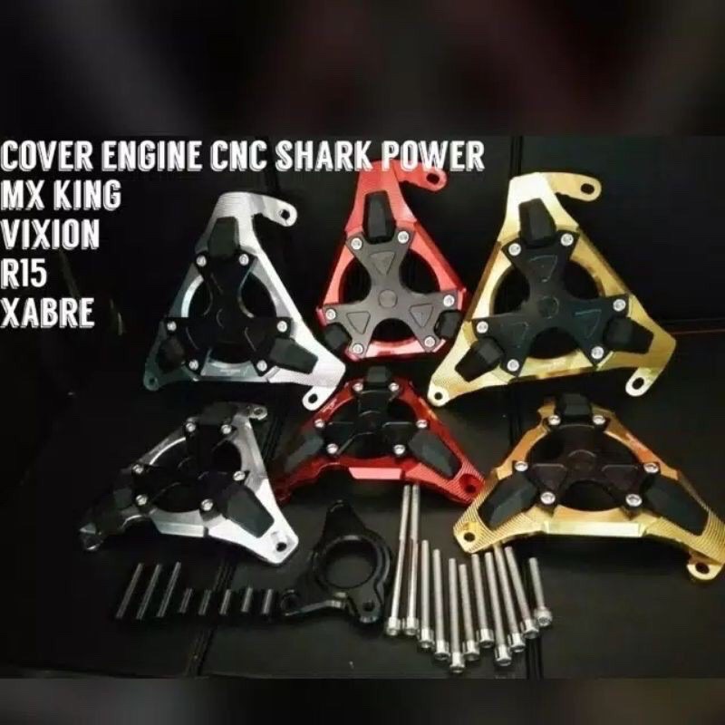 Tutup Mesin Tutup Blok Mesin Cnc Vixion,R15 V2,Xabre, Mx King