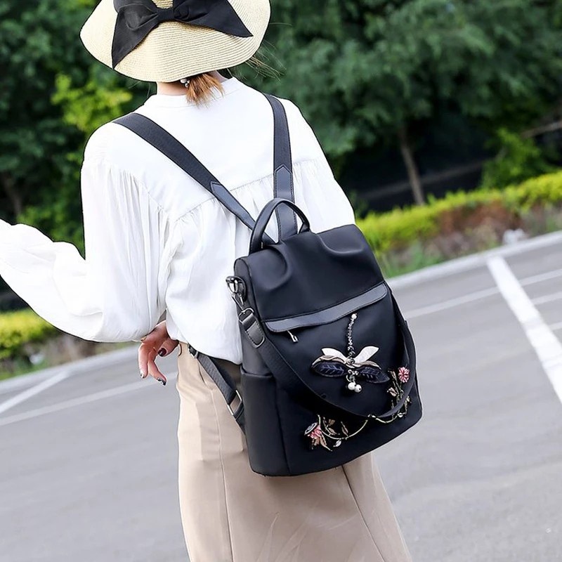 Charyatink - Tas Ransel Fashion Wanita (BORDIR) Paling Elegan Trendy