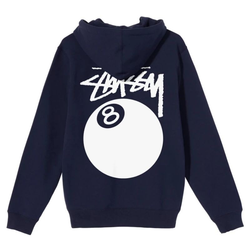 S - XXXXX(6XL) Hoodie STUSSY 8 BALL BIGSIZE Unisex Streetwear Fashion Style Jumbo Oversize