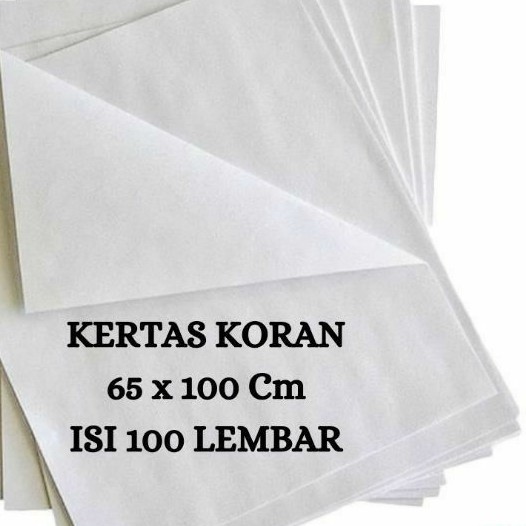 KERTAS KORAN FLIPCHART/KERTAS BURAM 65x100 cm