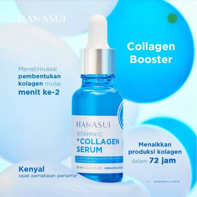 SERUM HANASUI VIT C COLLAGEN biru