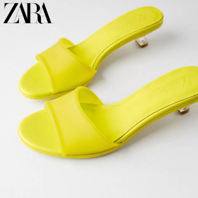 zara yellow shoes