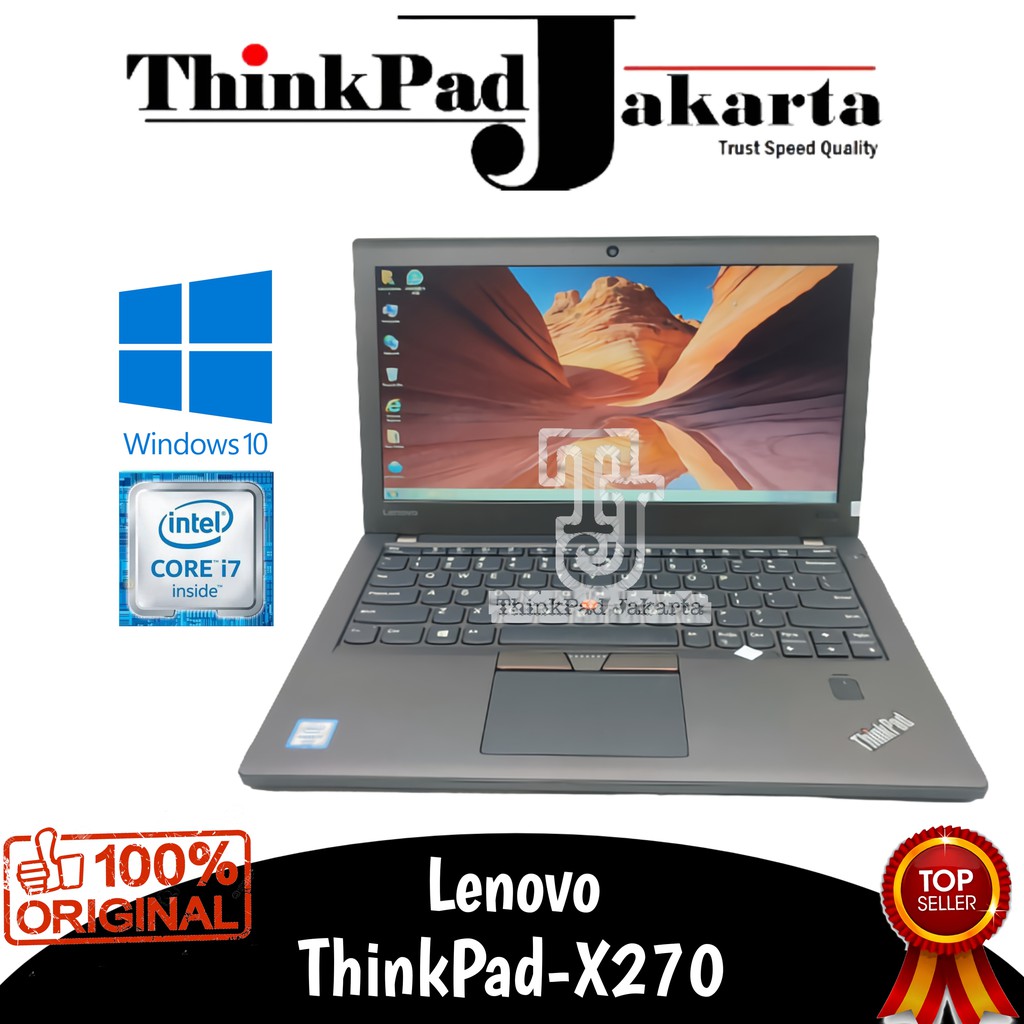 Laptop Second New Lenovo ThinkPad X270 core i7 SSD 256