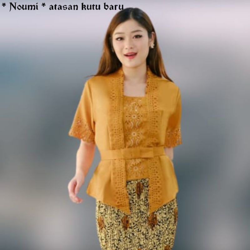 Atasan Kebaya Kartini Floy Kutu Baru modern Noumi