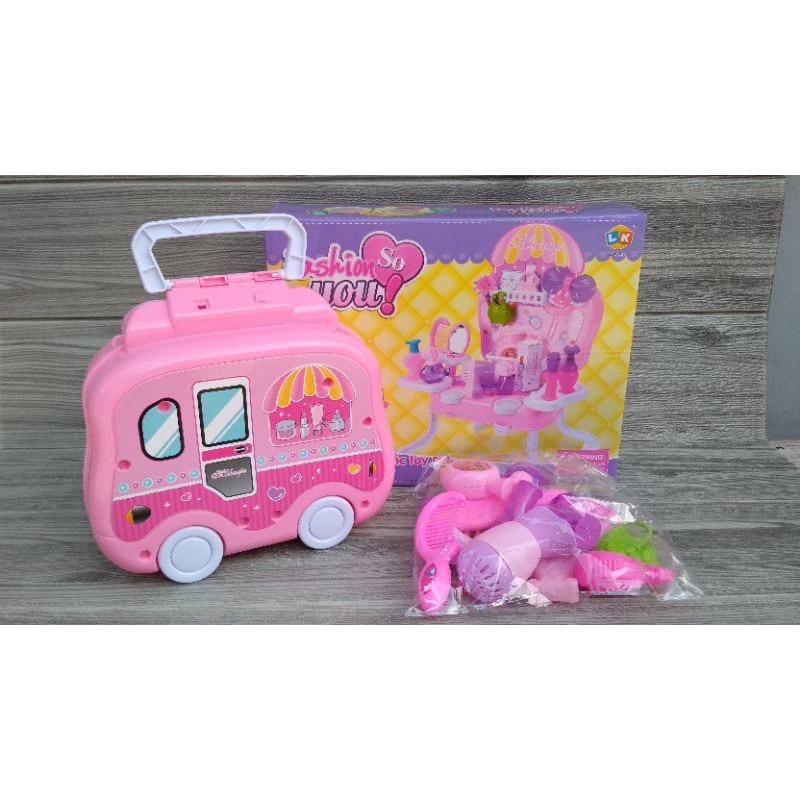 Mainan Make Up Anak Fashion So You Car Storage Box Series Cosmetic Toy