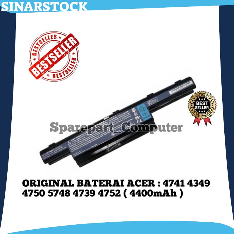 Baterai Original Acer AS10D51 AS10D53 AS10D31 AS10D41 AS10D75 AS10D81