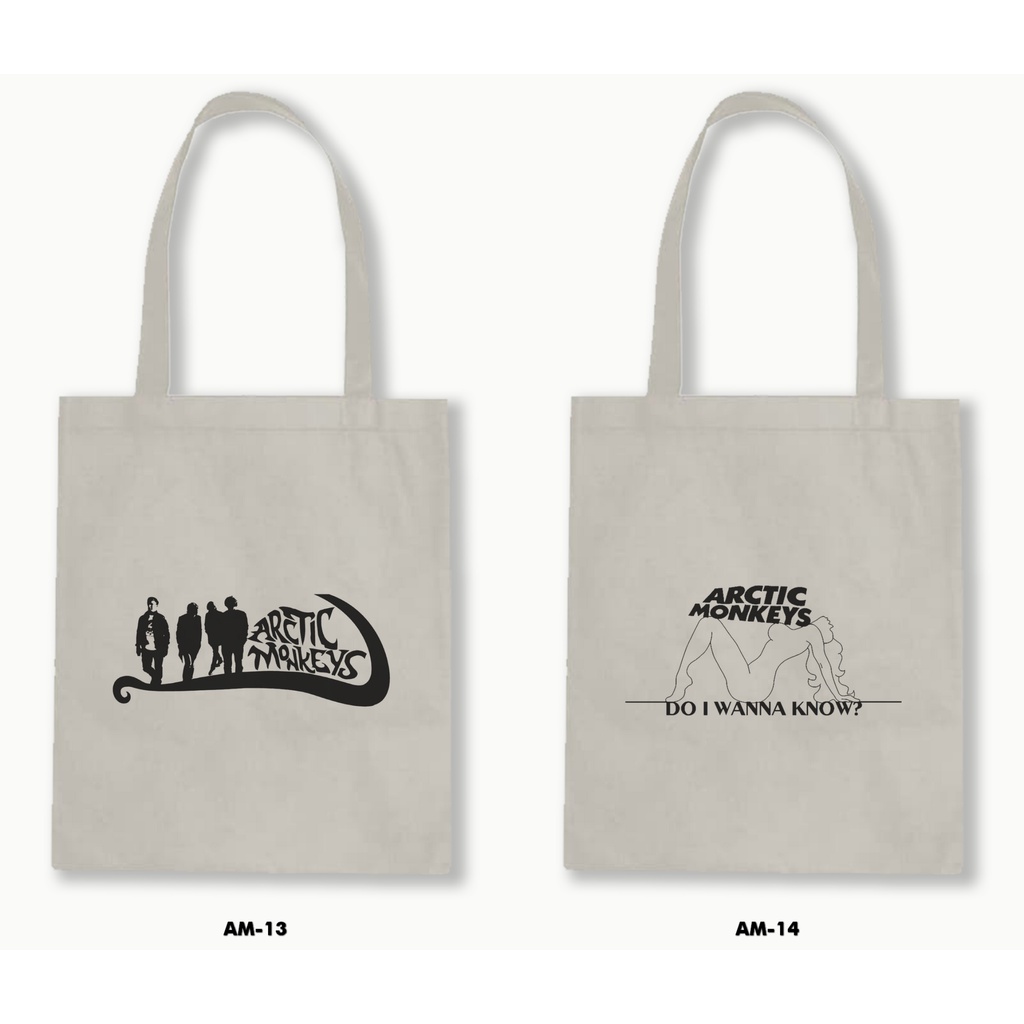 TOTE BAG RESLETING - ARCTIC MONKEYS 01