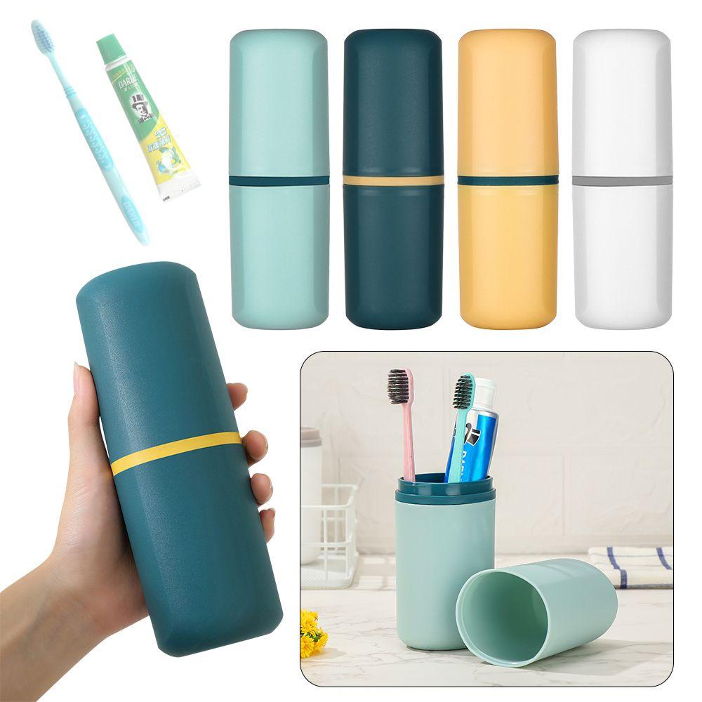 Populer Gelas Kumur Ganda Kamar Mandi Wadah Accessorie Gadget Harian Cuci Gelas Sikat Gigi