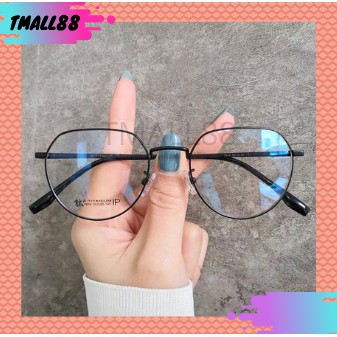 ♥TMALL88♥  Kacamata Baca Frame KM71 Anti Radiasi Metal Gaya Retro Untuk Pria / Wanita