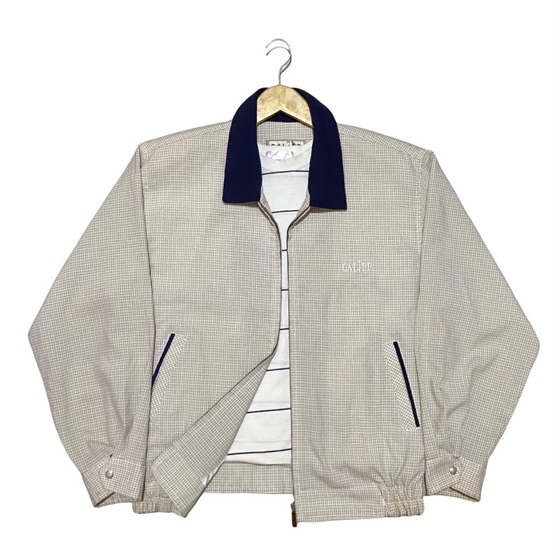 ✨New Stock 18 Februari 2022 ✨ Vintage Jacket  / Branded Harrington Jaket / Casual Thrift Bomber Jaket Second / Tartan Jacket / Jaket Bekas / Thrifting Jaket Casual Branded Original-Califf Tartan 1🐴