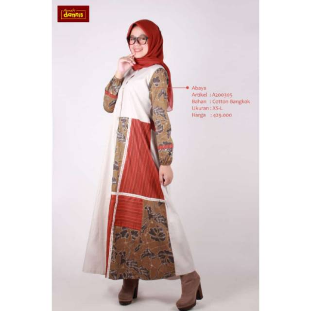 Gamis/abaya dannis A200305