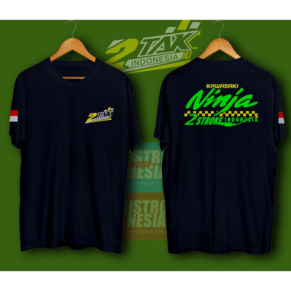 Kaos Kawasaki Ninja 2 Stroke Indonesia  Baju 2Tak Moto kawasaki ninja