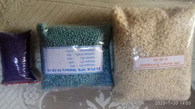 Pupuk Npk Mutiara Professional 9 25 25 Kemasan Repack 500 Gram