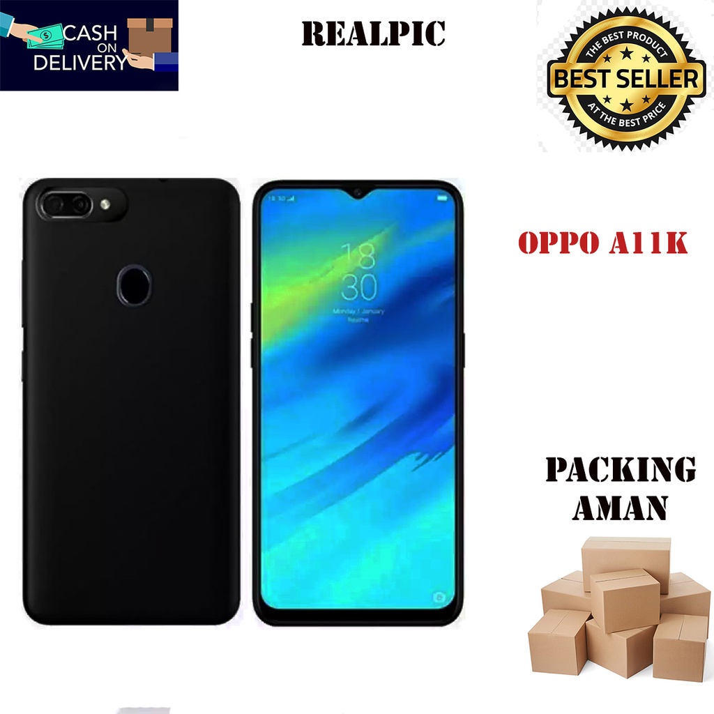 Casing Oppo A11K 2020 SoftCase Black Matte