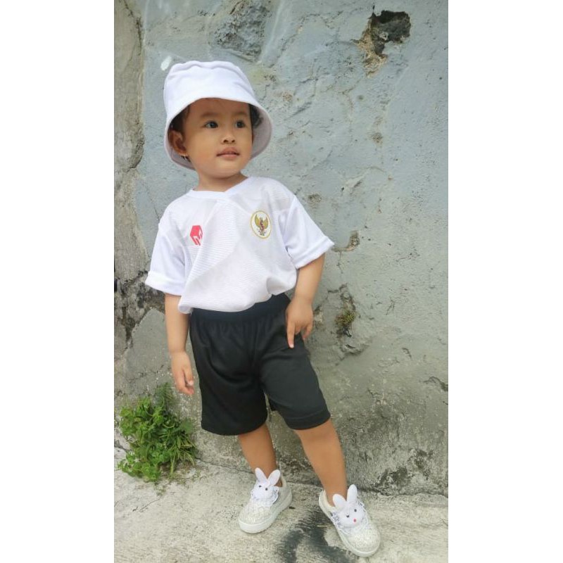 [FREE NAMA] jersey setelan timnas indonesia terbaru anak 2- 11 th