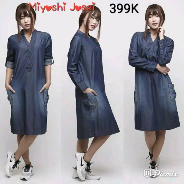 SALE Oversized Peasant Dress by Miyoshi Josei, size M