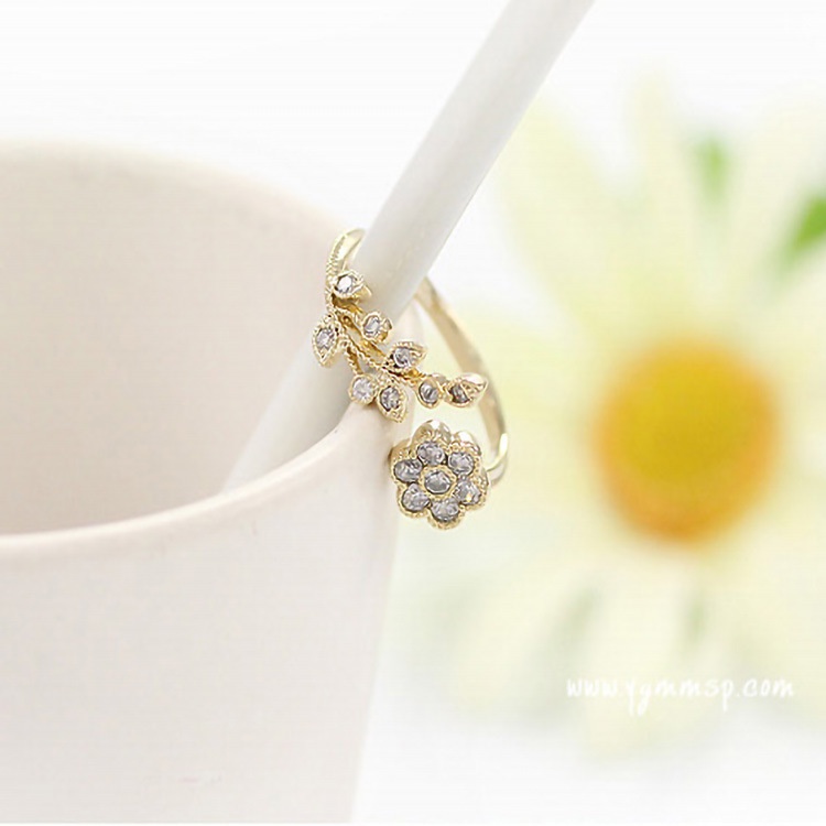 Cincin Fashion Ring bentuk Bunga Nature flower beauty model korea terbaru cantik imut lucu