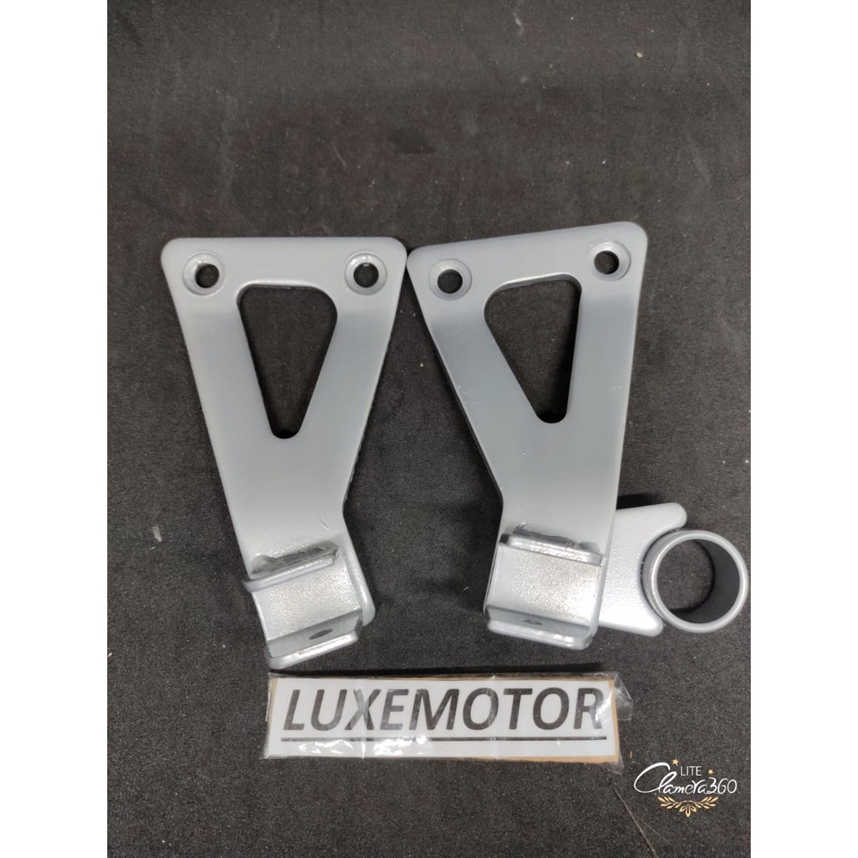 PLAT BESI DUDUKAN PILLION STEP FOOSTEP BELAKANG SATRIA 2 TAK 2TAK SATRIA HIU LUMBA MALAYSIA SEPASANG