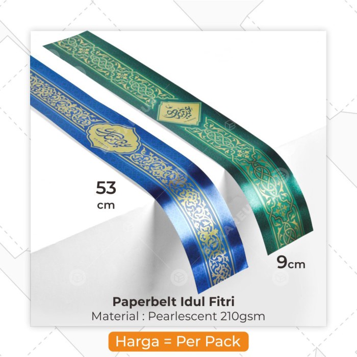 

Sticker / Label Box Kue Kering Lebaran Paperohaus - UK 9 X 53