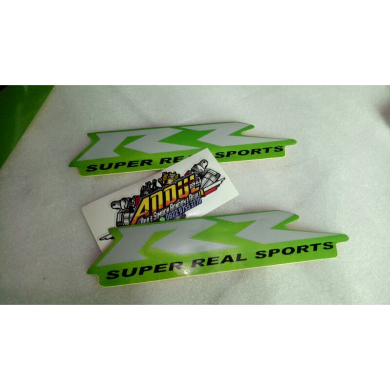 STIKER STRIPING BODY BELAKANG NINJA RR NEW HIJAU 2015